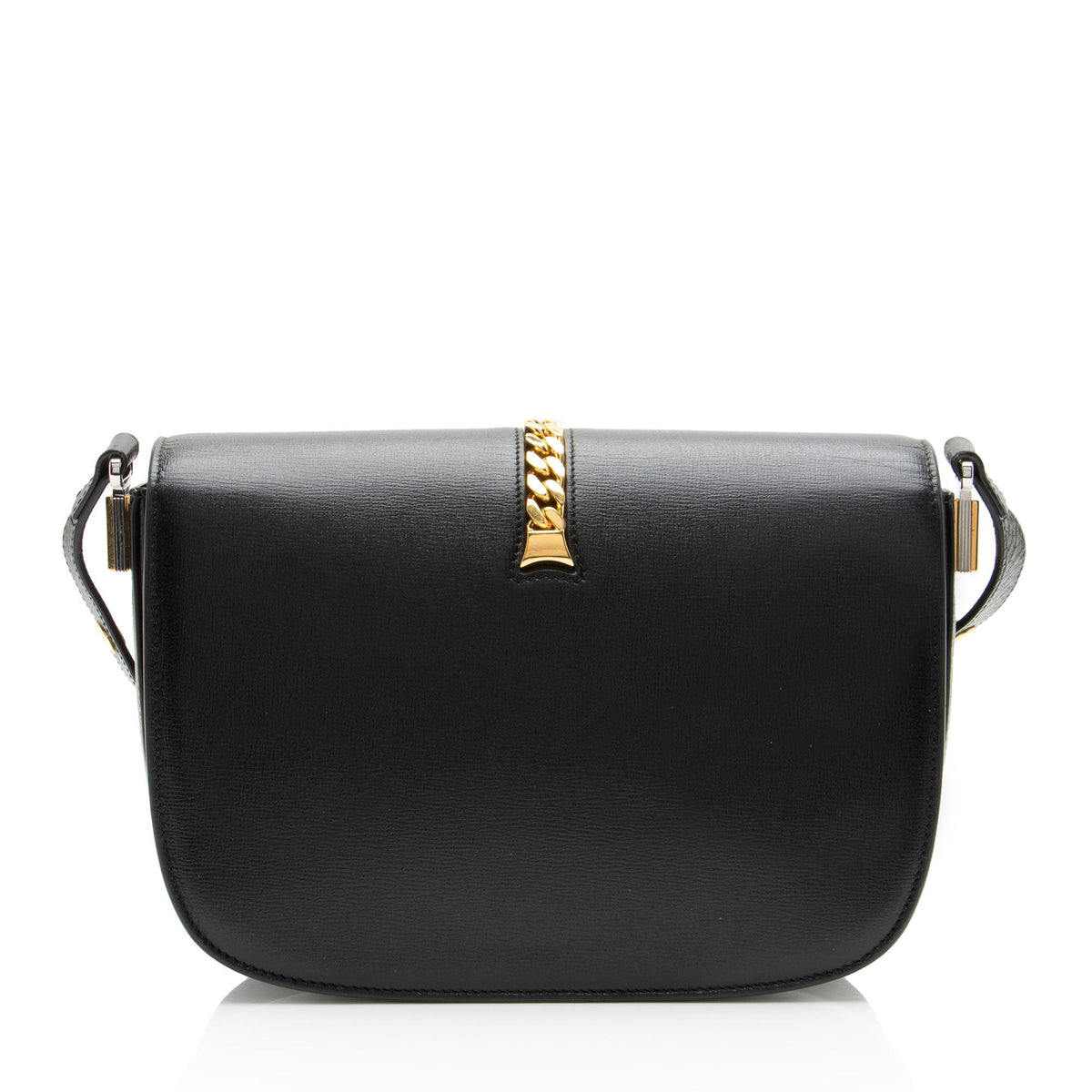 Gucci Leather Sylvie 1969 Small Shoulder Bag - Black