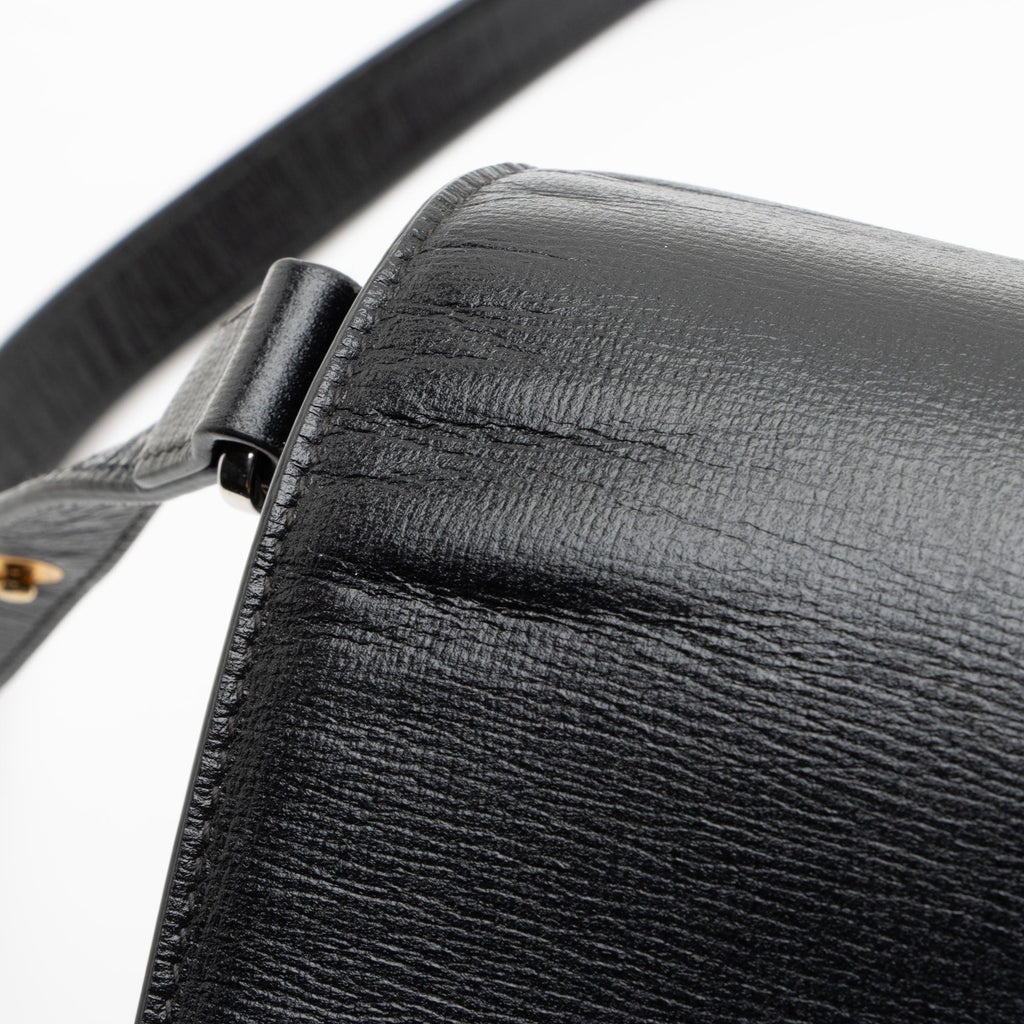 Gucci Leather Sylvie 1969 Small Shoulder Bag - Black