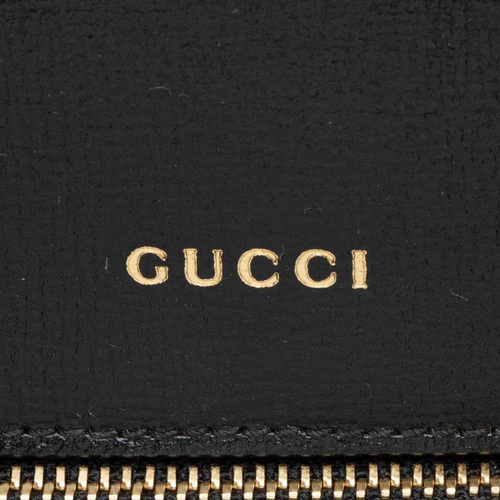 Gucci Leather Sylvie 1969 Small Shoulder Bag - Black