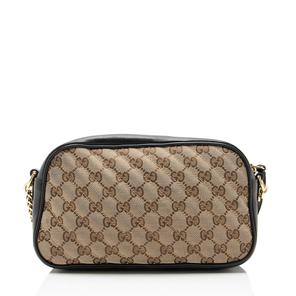 Gucci Matelasse GG Canvas GG Marmont Small Camera Bag - Beige/Black