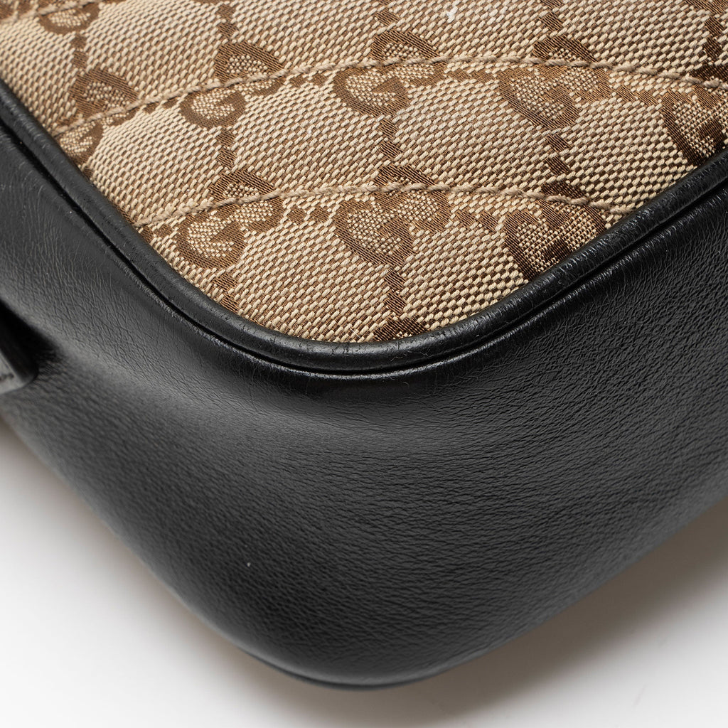 Gucci Matelasse GG Canvas GG Marmont Small Camera Bag - Beige/Black