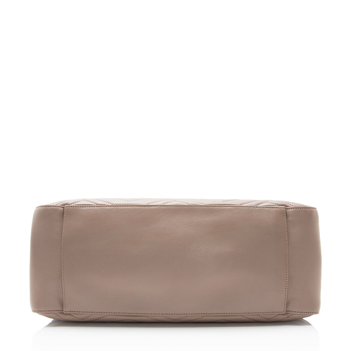 Gucci Matelasse Leather GG Marmont Medium Chain Shoulder Bag - Beige