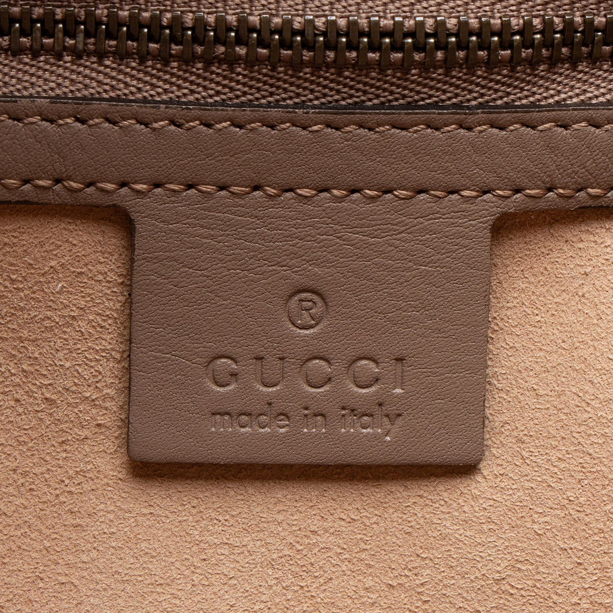 Gucci Matelasse Leather GG Marmont Medium Chain Shoulder Bag - Beige