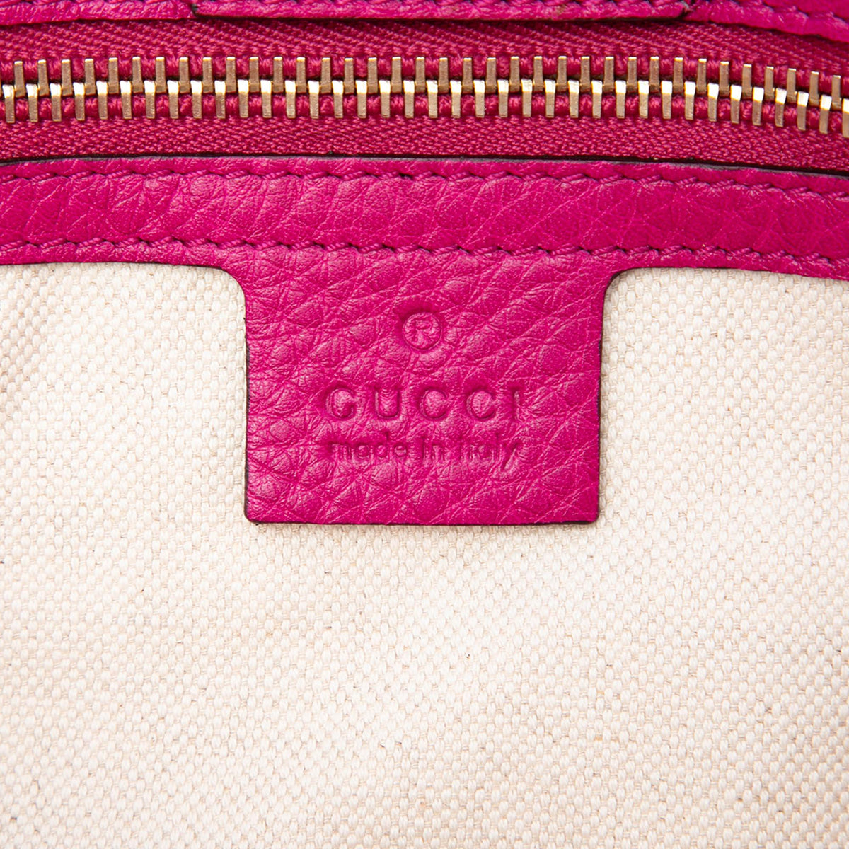 Gucci Medium Calfskin Bamboo Shopper Satchel - Pink