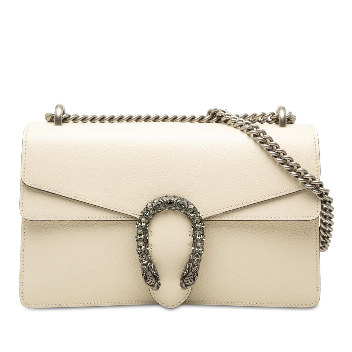 Gucci Medium Calfskin Dionysus Shoulder Bag - White