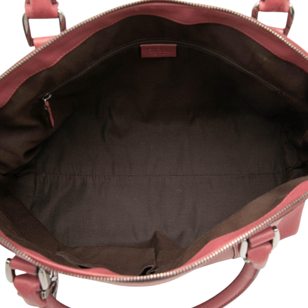 Gucci Medium Calfskin GG Charm Dome Satchel - Pink