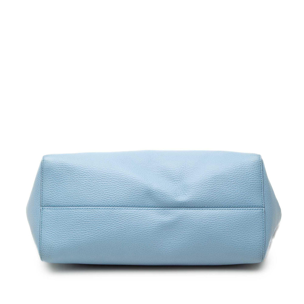 Gucci Medium Calfskin Swing Tote Bag - Blue