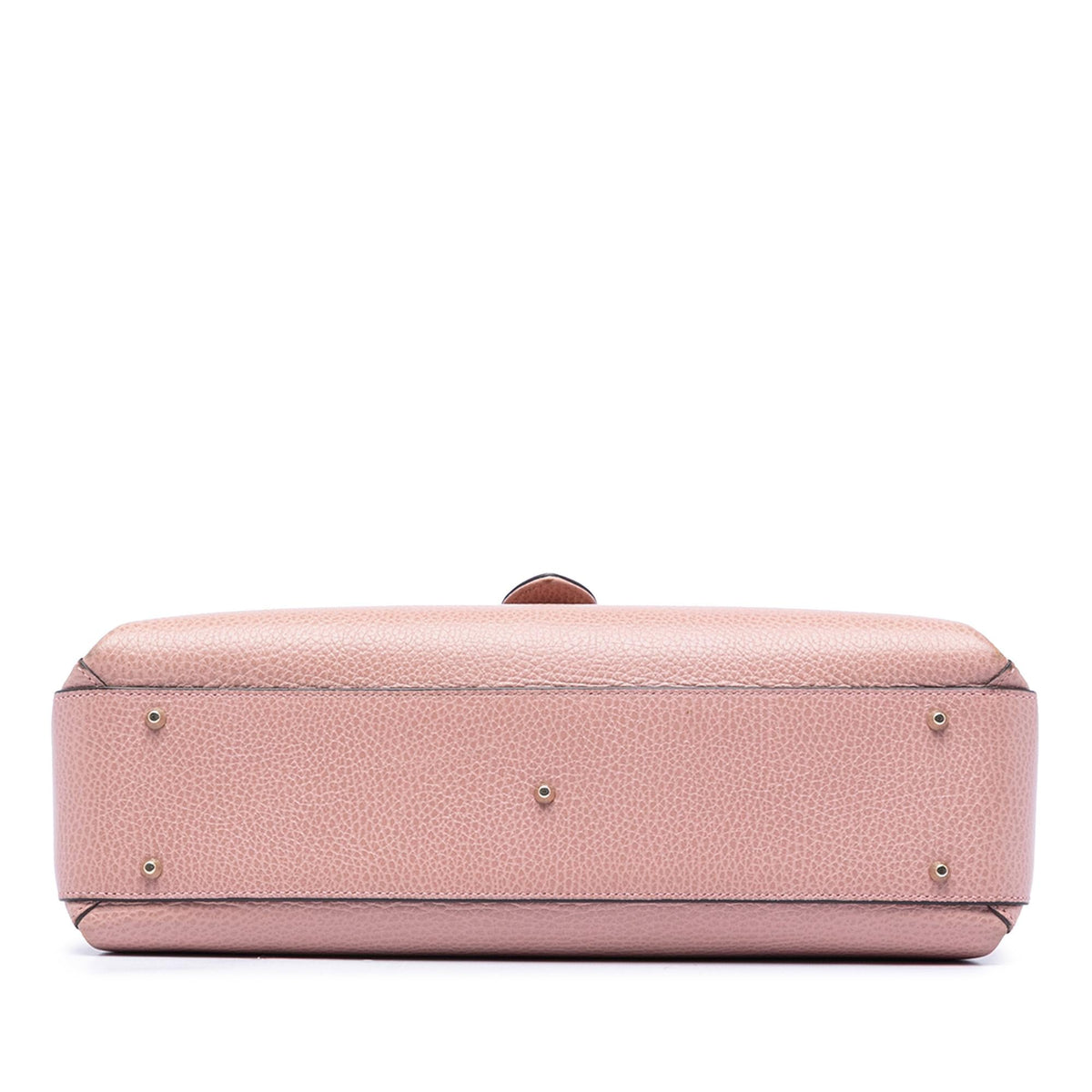 Gucci Medium Dollar Calfskin Interlocking G Satchel - Pink