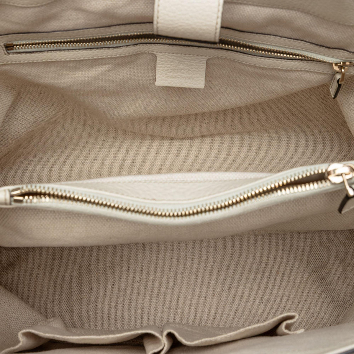 Gucci Medium GG Canvas Bamboo Diana Tote Bag - Beige