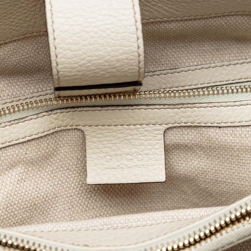 Gucci Medium GG Canvas Bamboo Diana Tote Bag - Beige