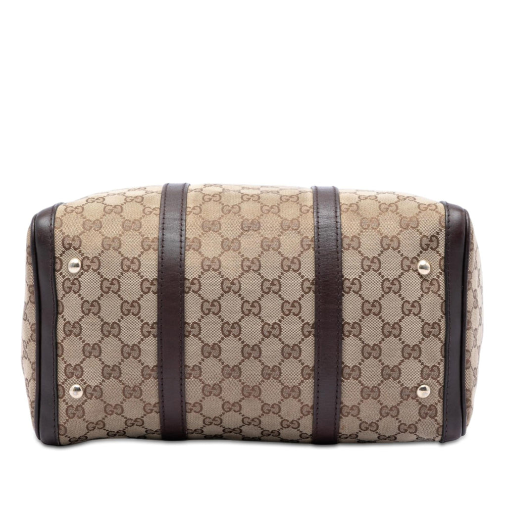 Gucci Medium GG Canvas Joy Boston Bag - Beige