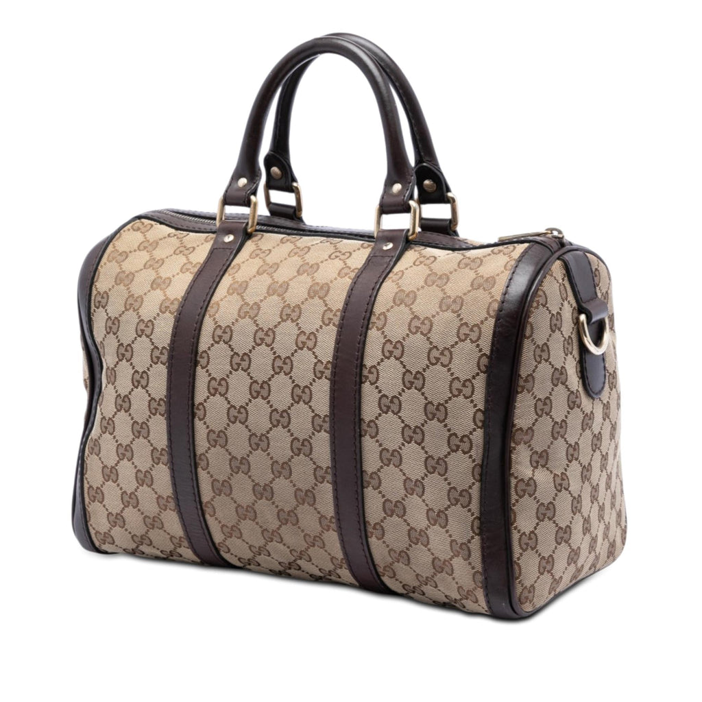Gucci Medium GG Canvas Joy Boston Bag - Beige
