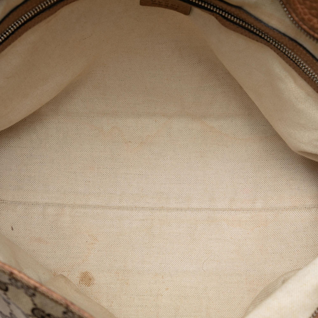 Gucci Medium GG Canvas Miss GG Satchel - Beige