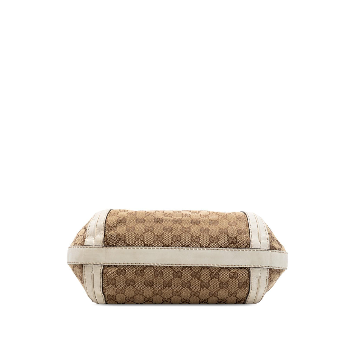 Gucci Medium GG Canvas Running Satchel - Beige
