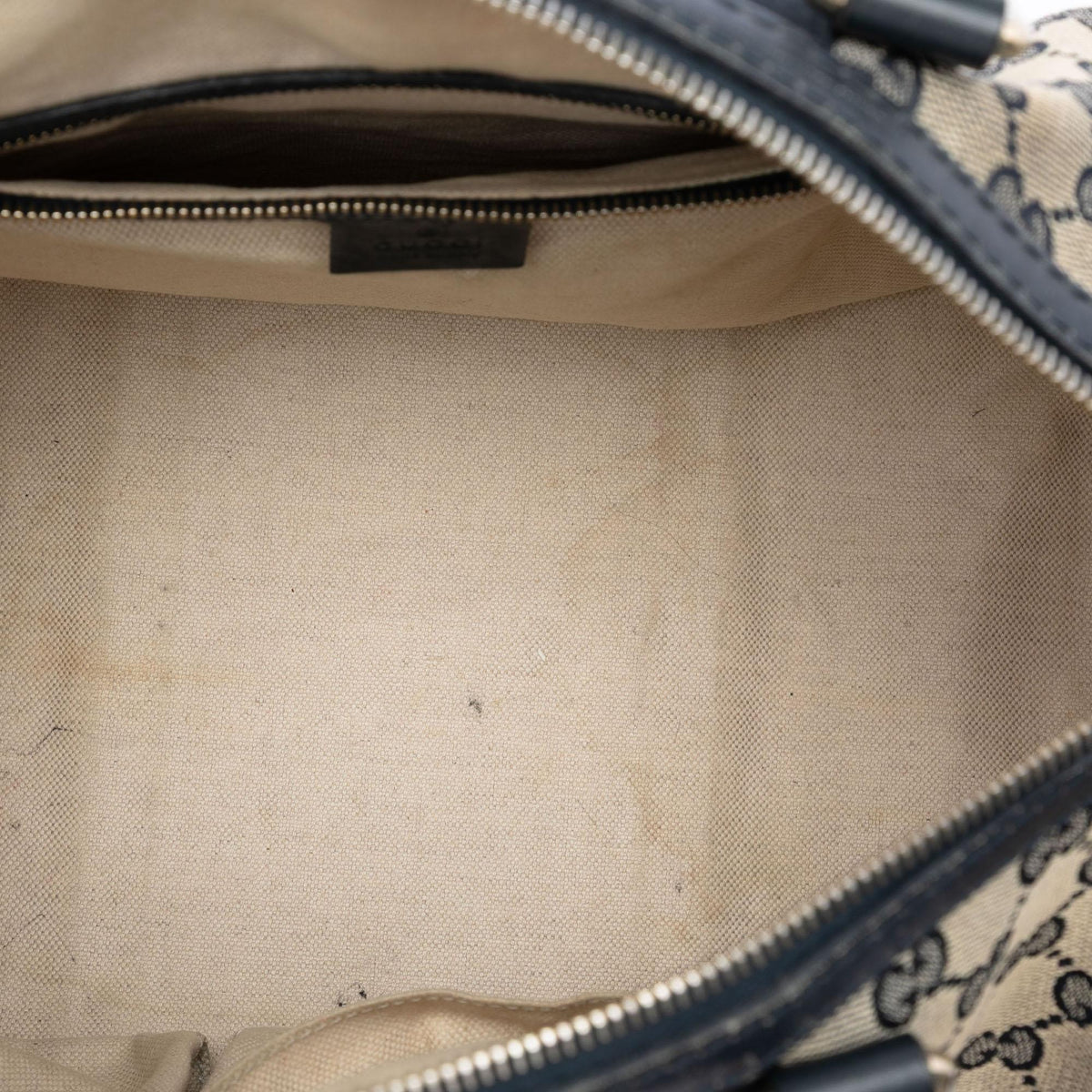 Gucci Medium GG Canvas Web Joy Boston Bag - Beige