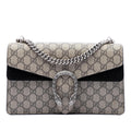 Gucci Medium GG Supreme Dionysus Shoulder Bag - Beige