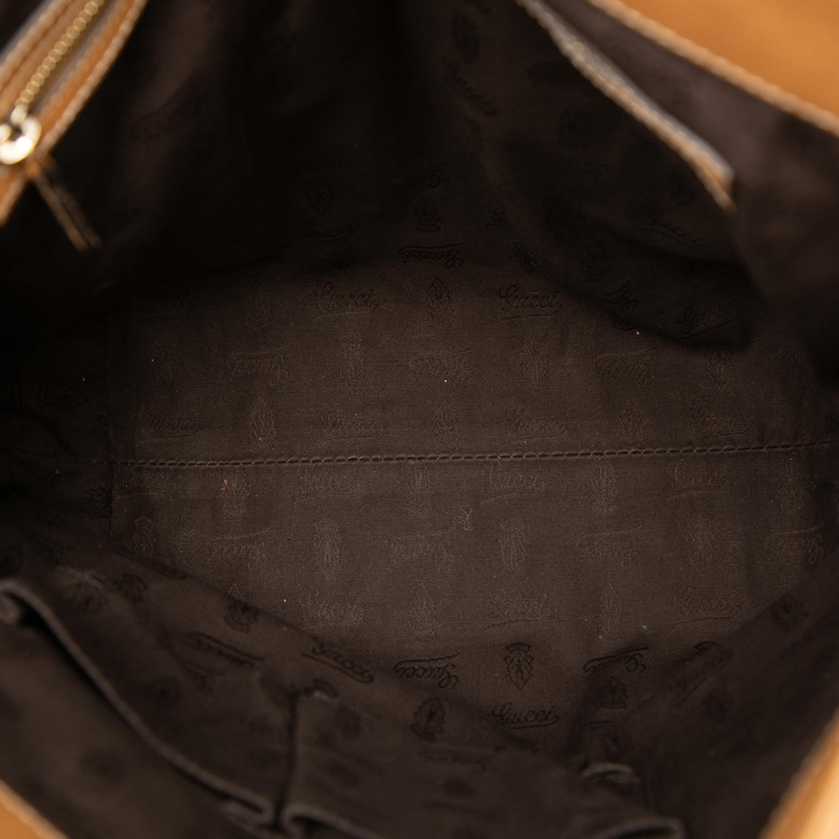 Gucci Medium Guccissima GG Charm Tote Bag - Brown