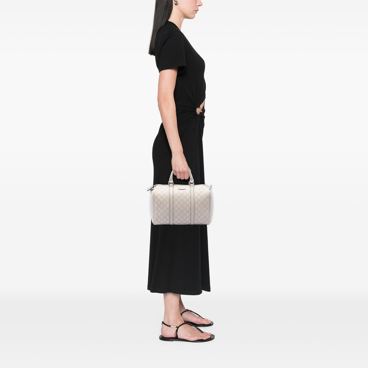 Gucci Medium Guccissima Joy Boston Bag - White