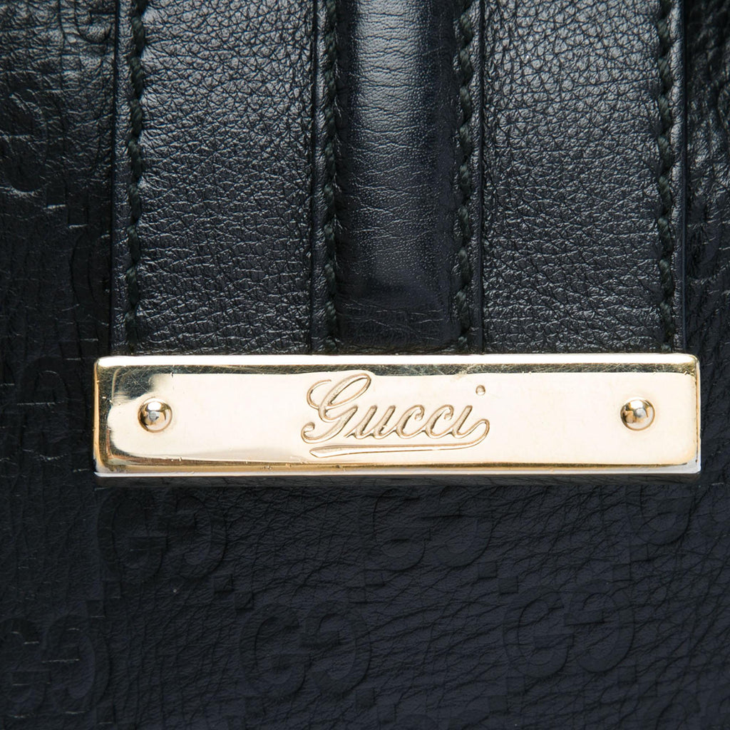 Gucci Medium Guccissima New Ladies Hobo - Black