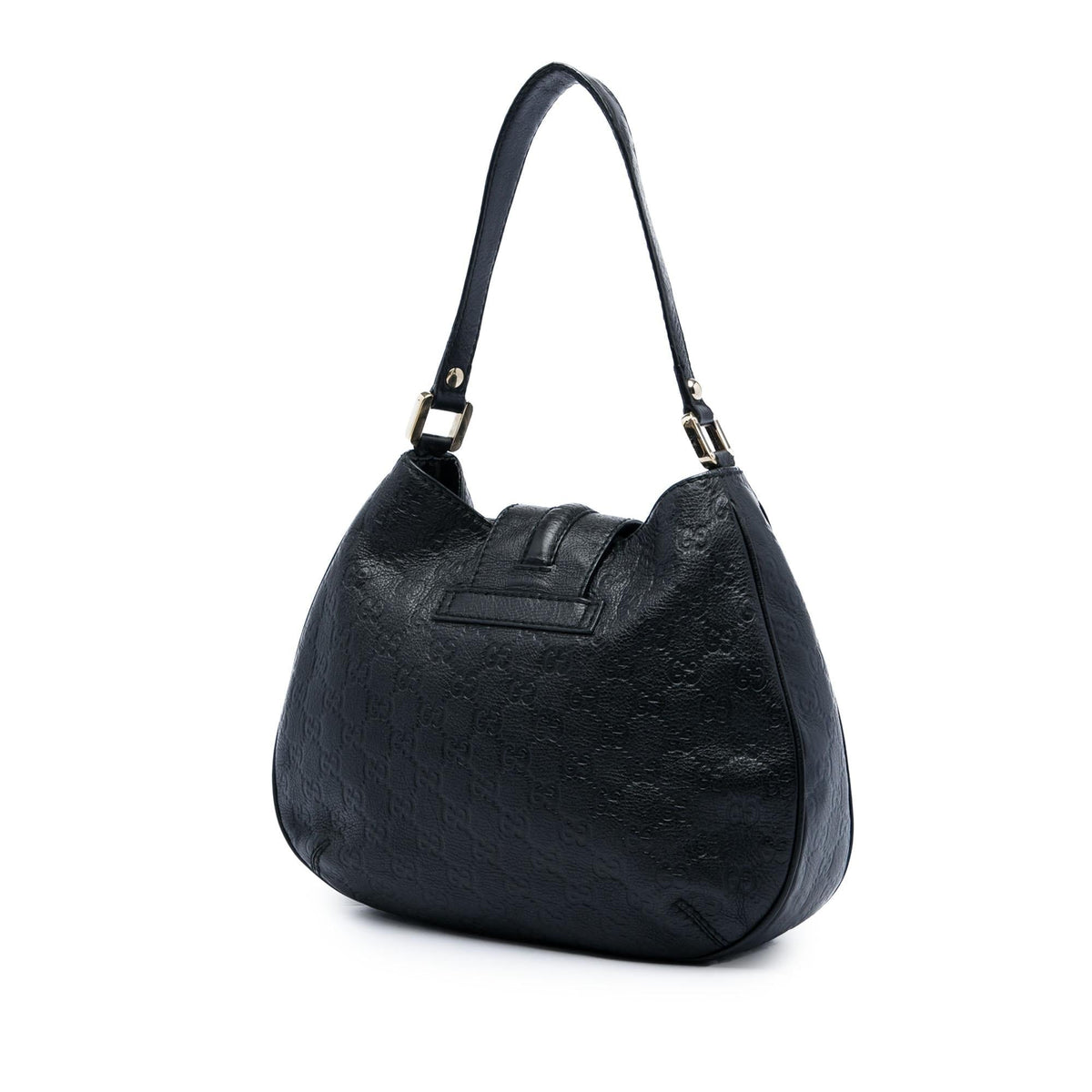Gucci Medium Guccissima New Ladies Hobo - Black