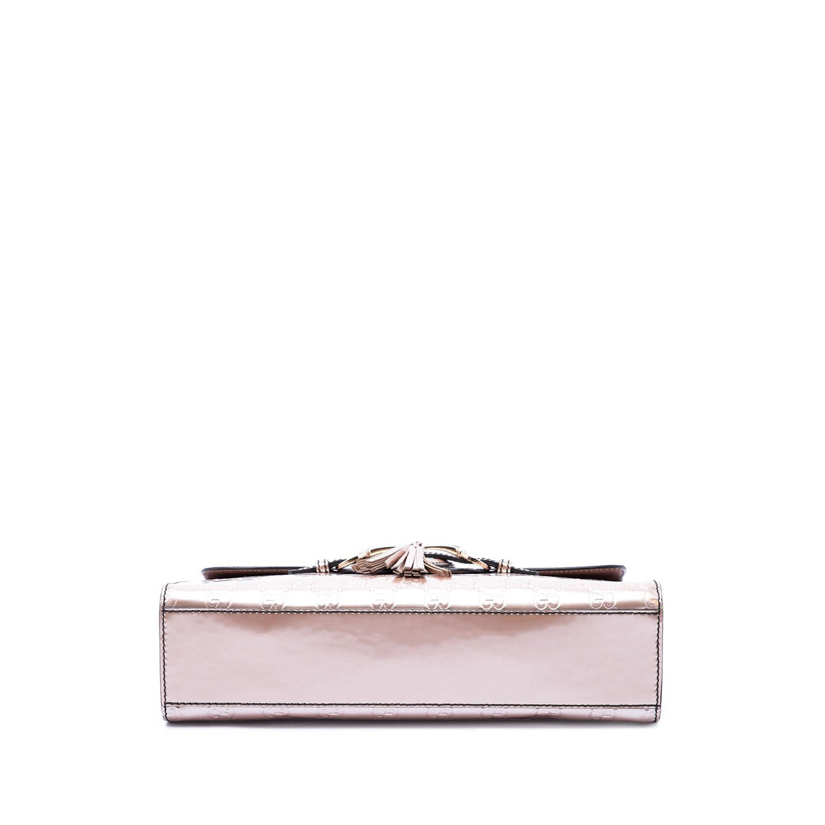 Gucci Medium Guccissima Patent Emily Shoulder Bag - Pink