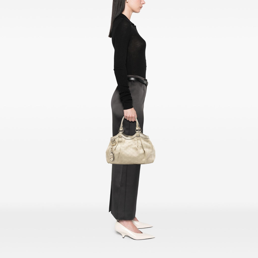 Gucci Medium Guccissima Sukey Tote Bag - Brown
