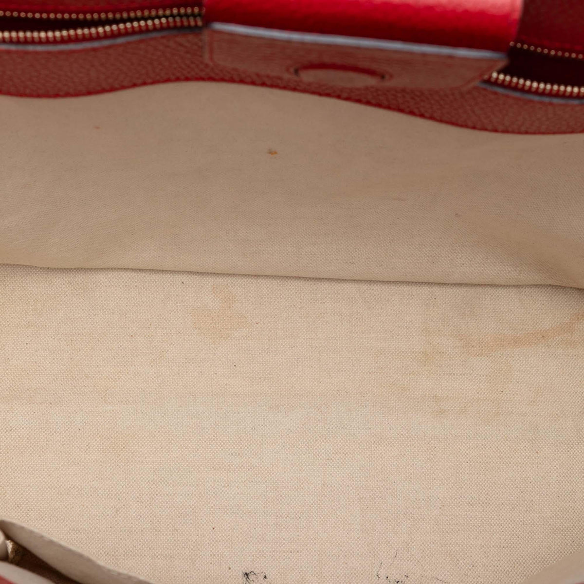 Gucci Medium Leather Swing Tote Bag - Red