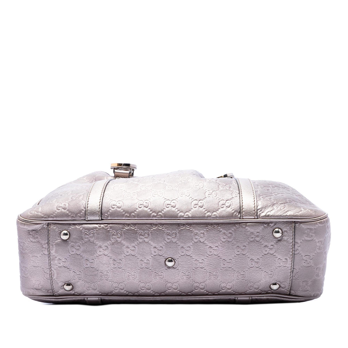 Gucci Metallic Guccissima Twins Tote Bag - Purple