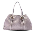 Gucci Metallic Guccissima Twins Tote Bag - Purple