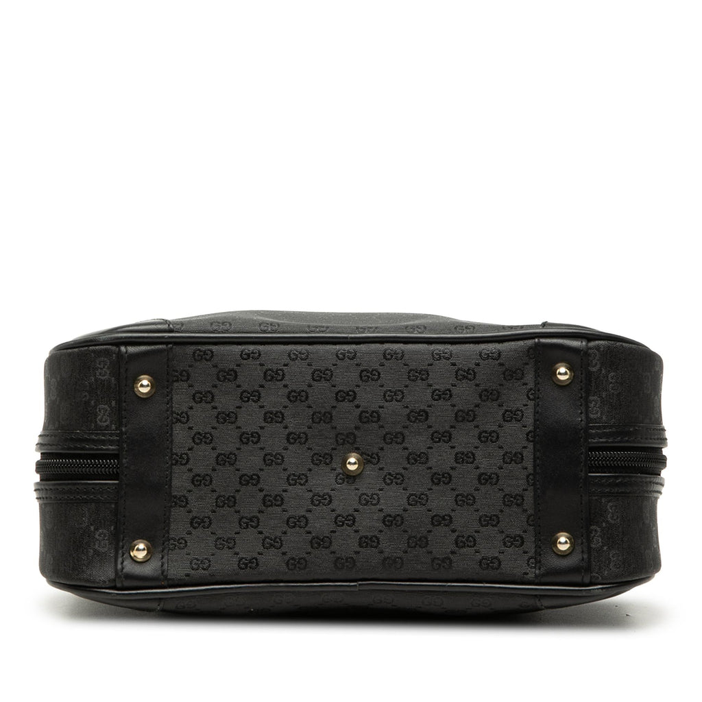 Gucci Micro GG Supreme Handbag Satchel - Black