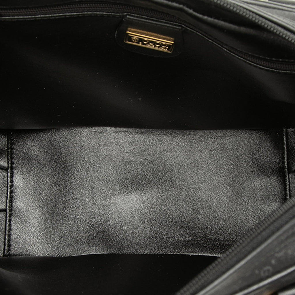 Gucci Micro GG Supreme Handbag Satchel - Black