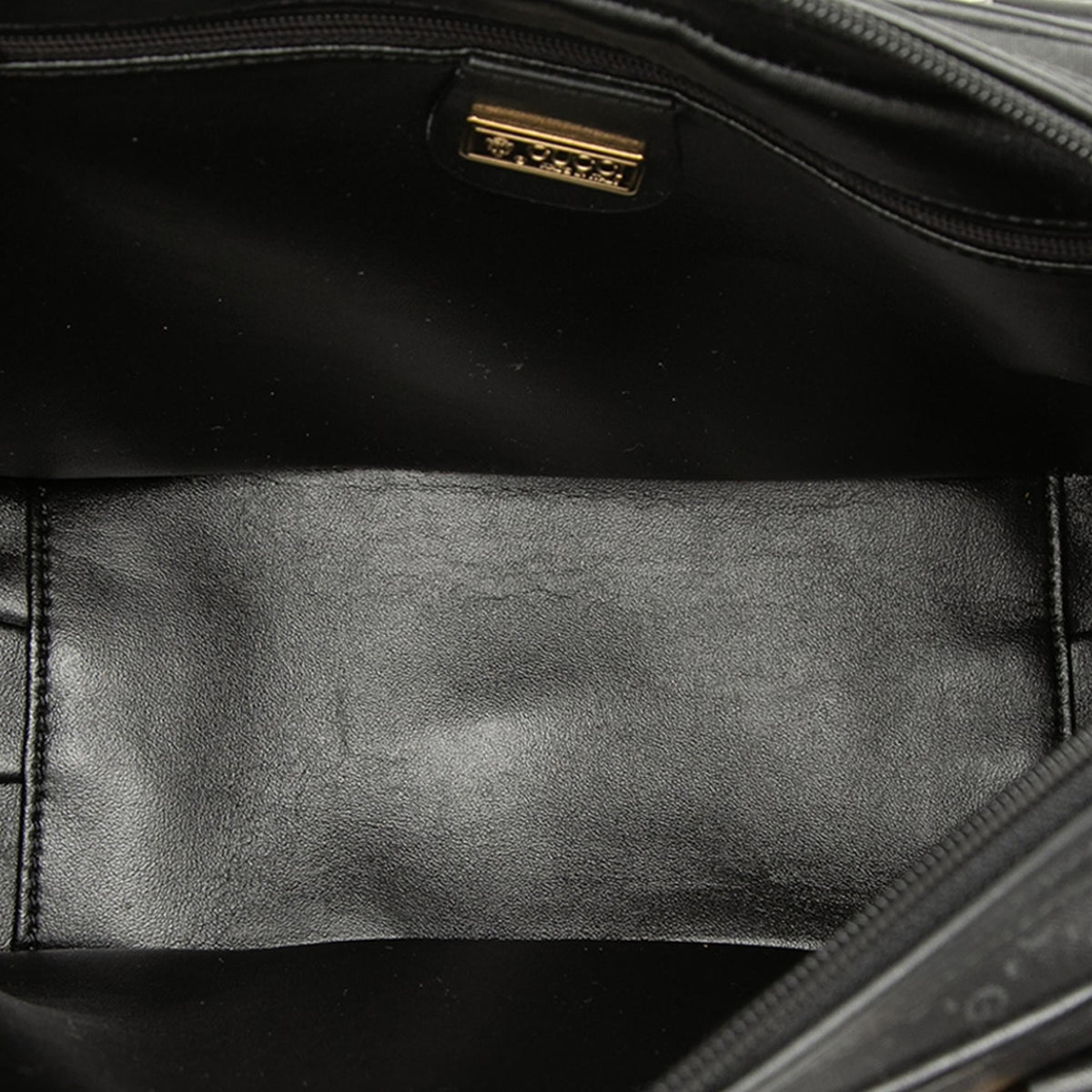 Gucci Micro GG Supreme Handbag Satchel - Black