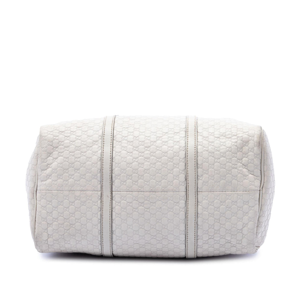 Gucci Microguccissima Nice Boston Bag - White