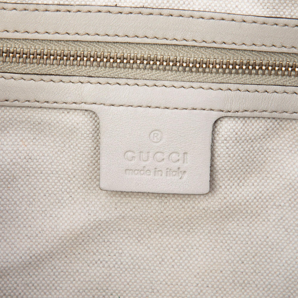Gucci Microguccissima Nice Boston Bag - White
