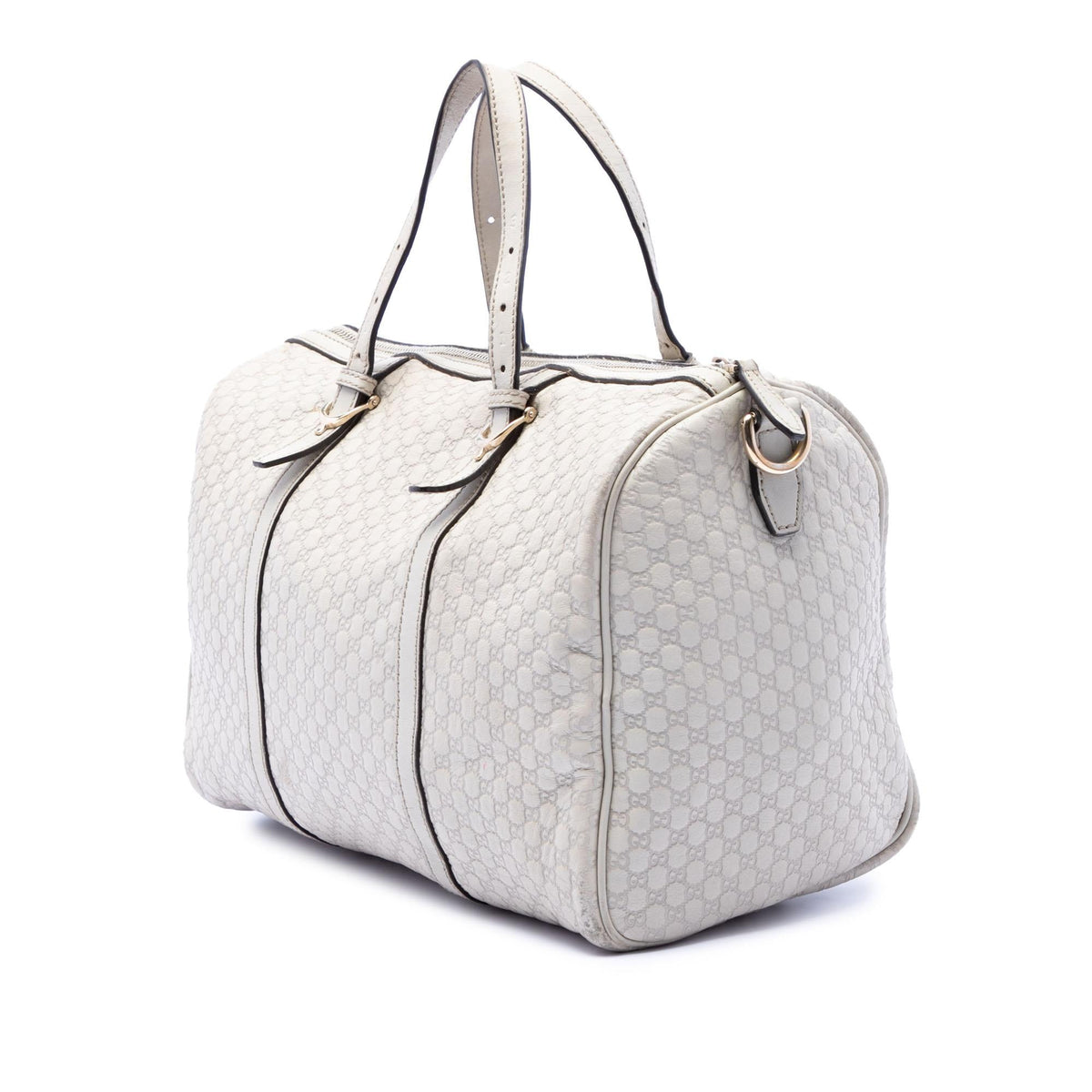 Gucci Microguccissima Nice Boston Bag - White