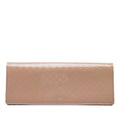 Gucci Microguccissima Patent Broadway Clutch - Brown