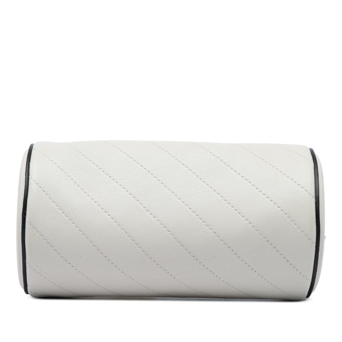 Gucci Mini Calfskin Blondie Barrel Shoulder Bag - White