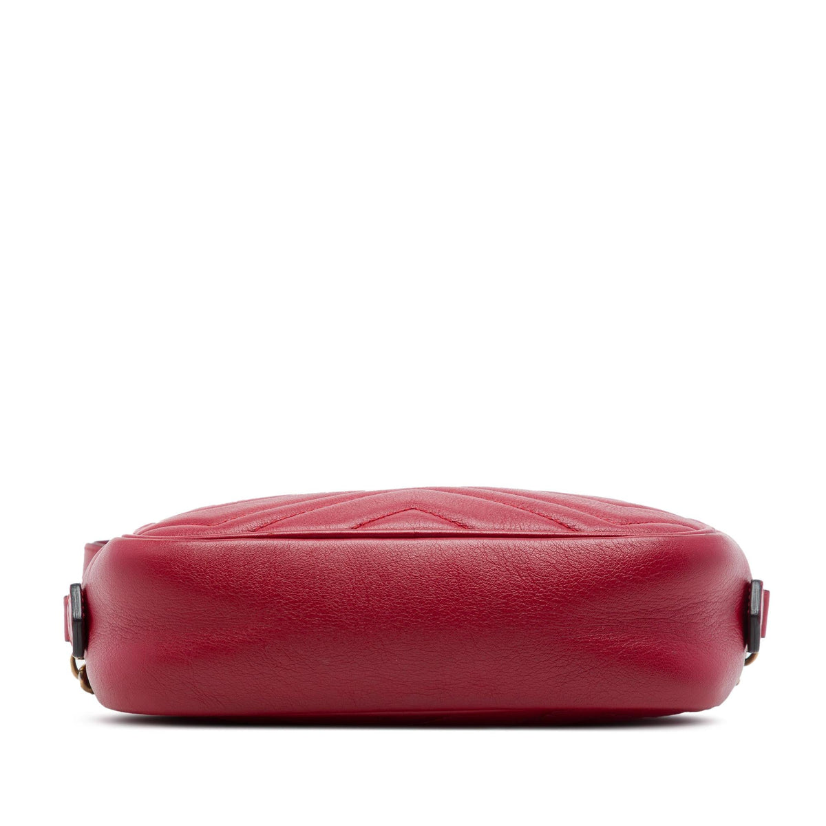 Gucci Mini GG Marmont Matelasse Leather Crossbody Bag - Red