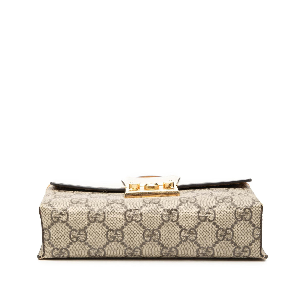 Gucci Mini GG Supreme Padlock Satchel - Beige