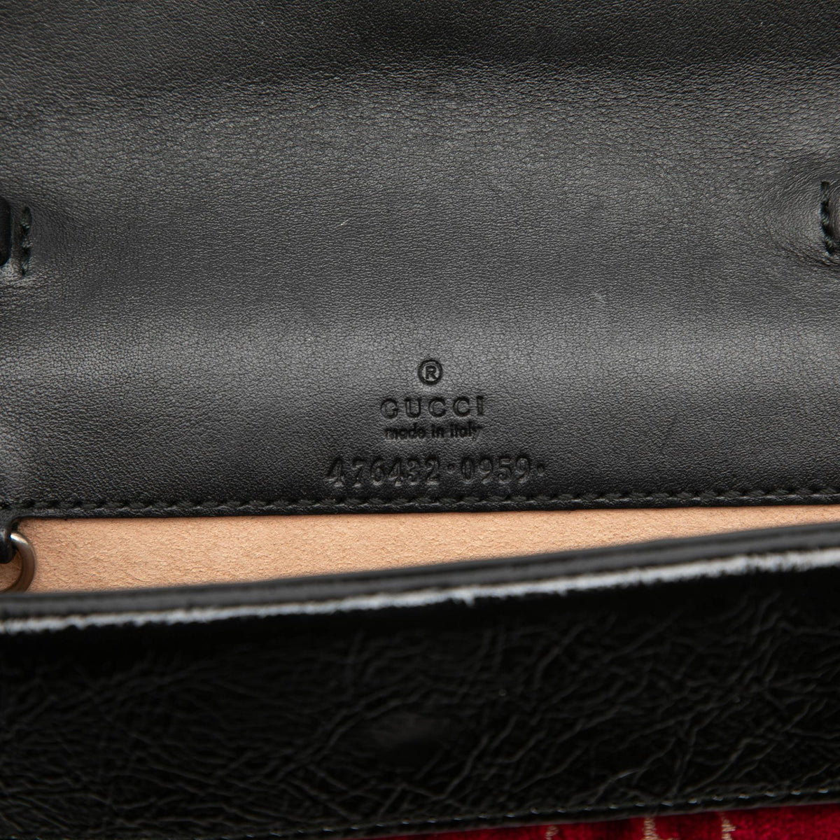 Gucci Mini GG Velvet Dionysus Crossbody Bag - Red