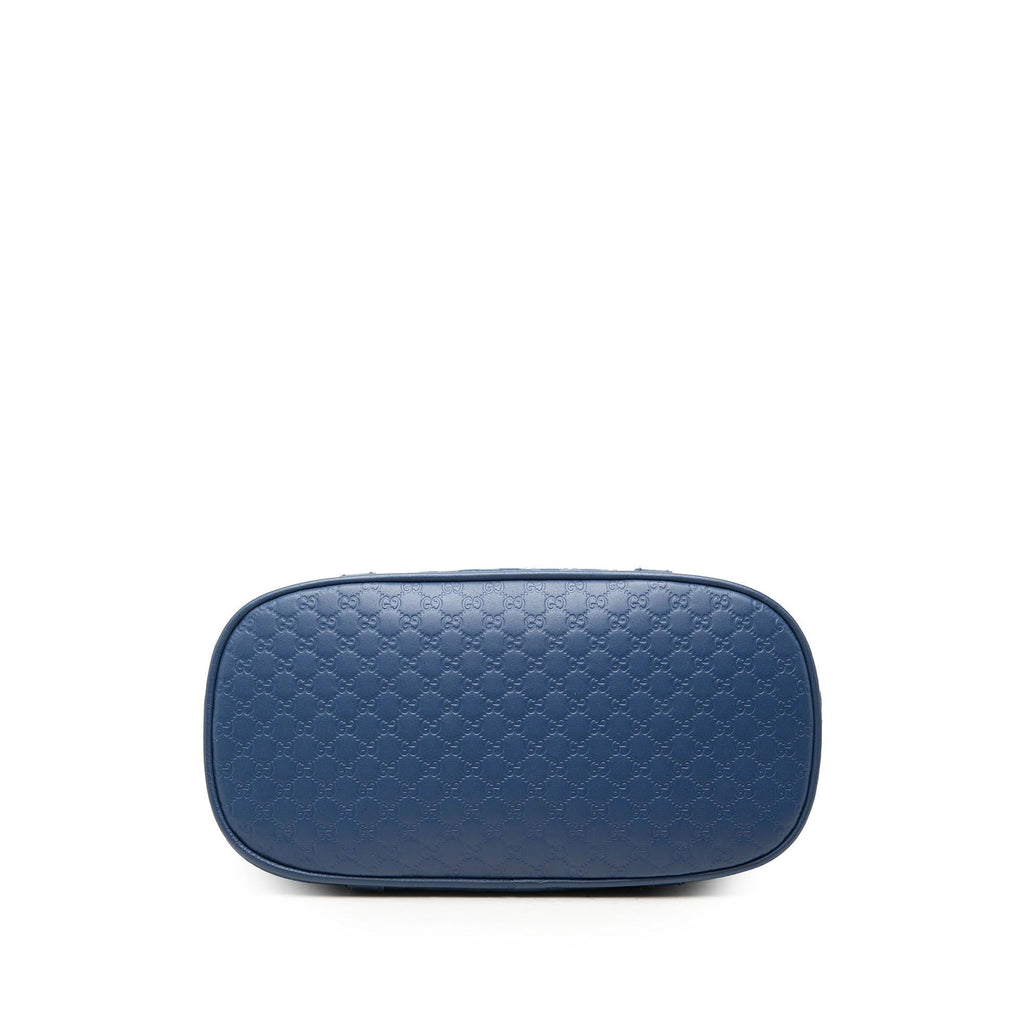 Gucci Mini Microguccissima Dome Satchel - Blue
