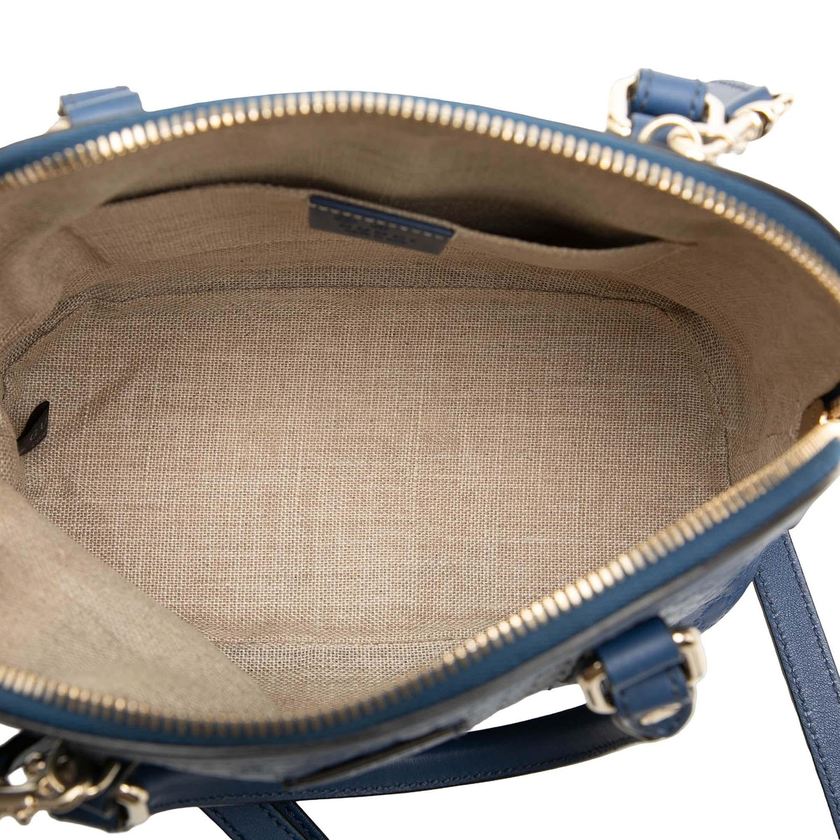 Gucci Mini Microguccissima Dome Satchel - Blue
