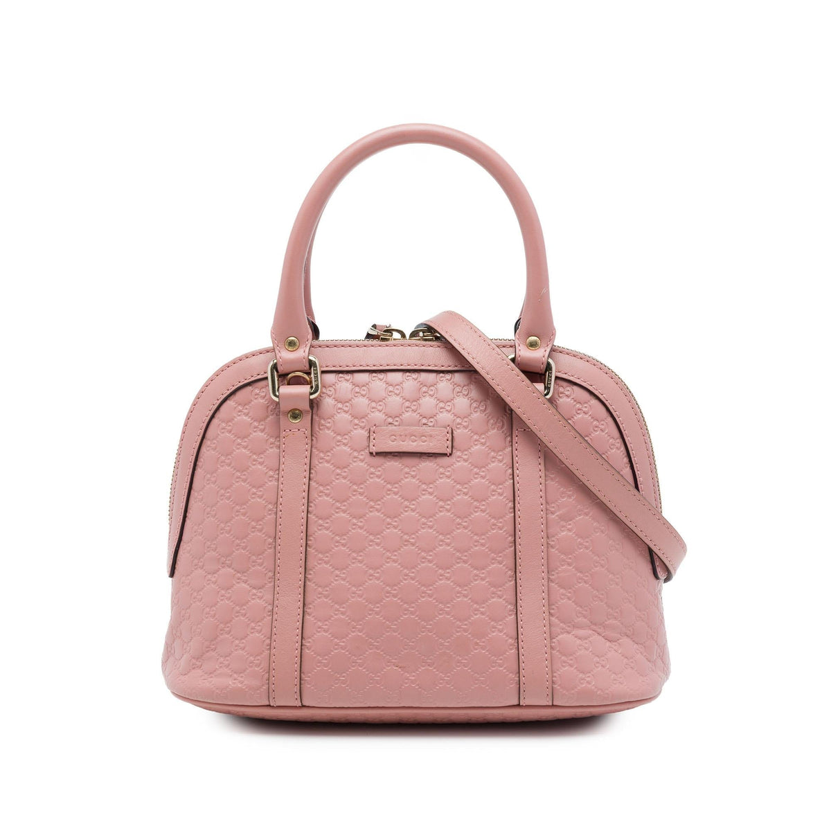 Gucci Mini Microguccissima Dome Satchel - Pink