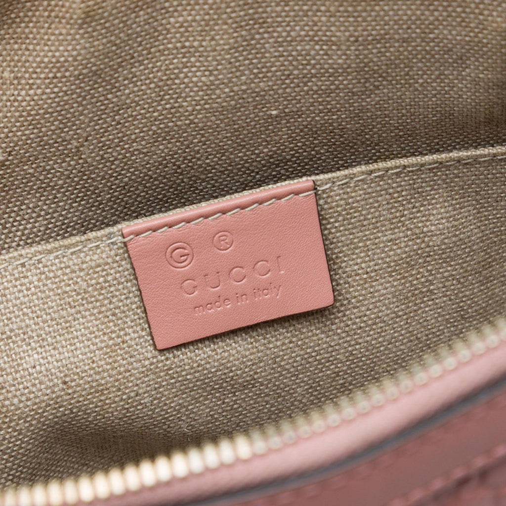 Gucci Mini Microguccissima Dome Satchel - Pink