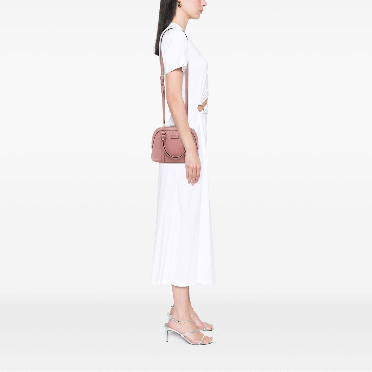 Gucci Mini Microguccissima Dome Satchel - Pink