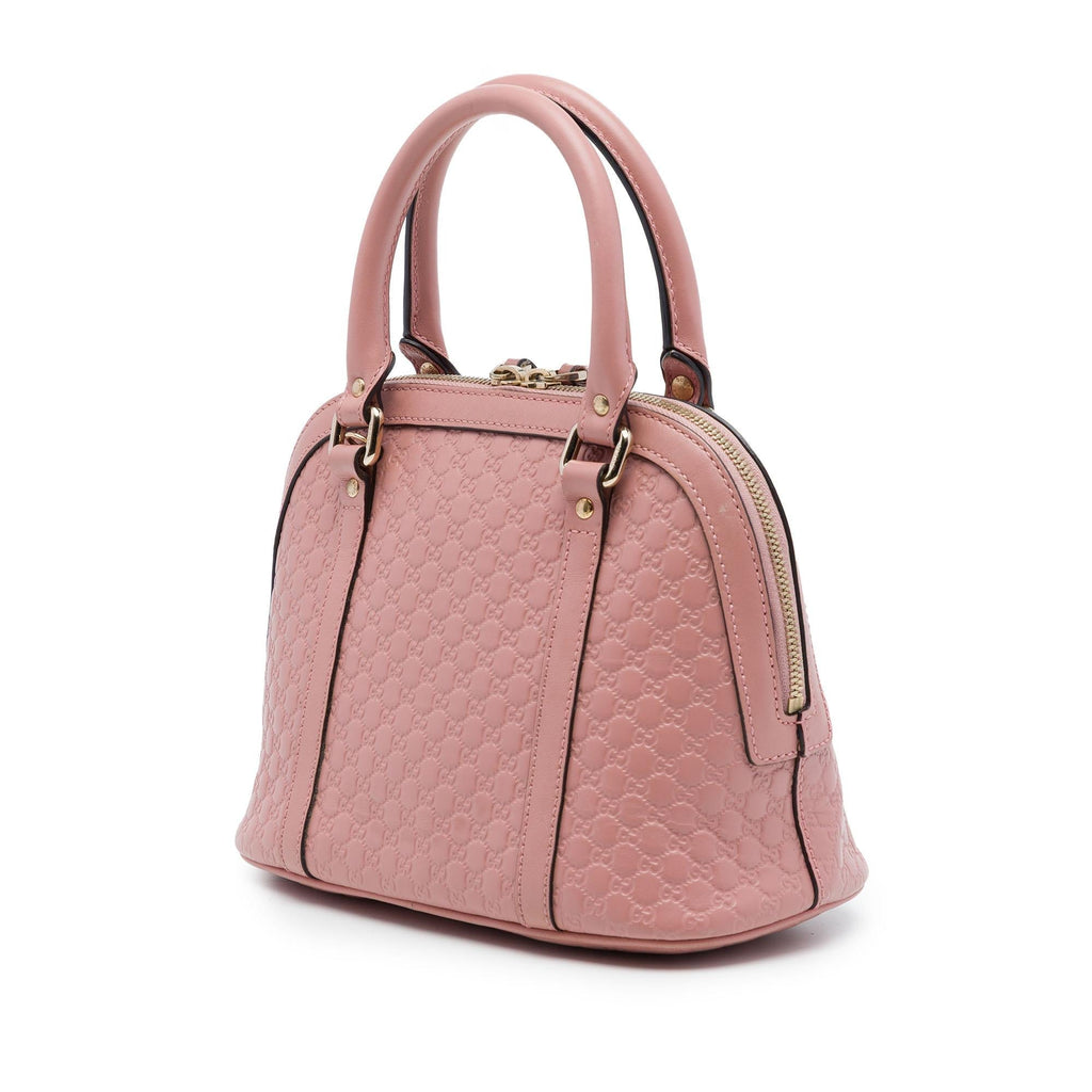 Gucci Mini Microguccissima Dome Satchel - Pink