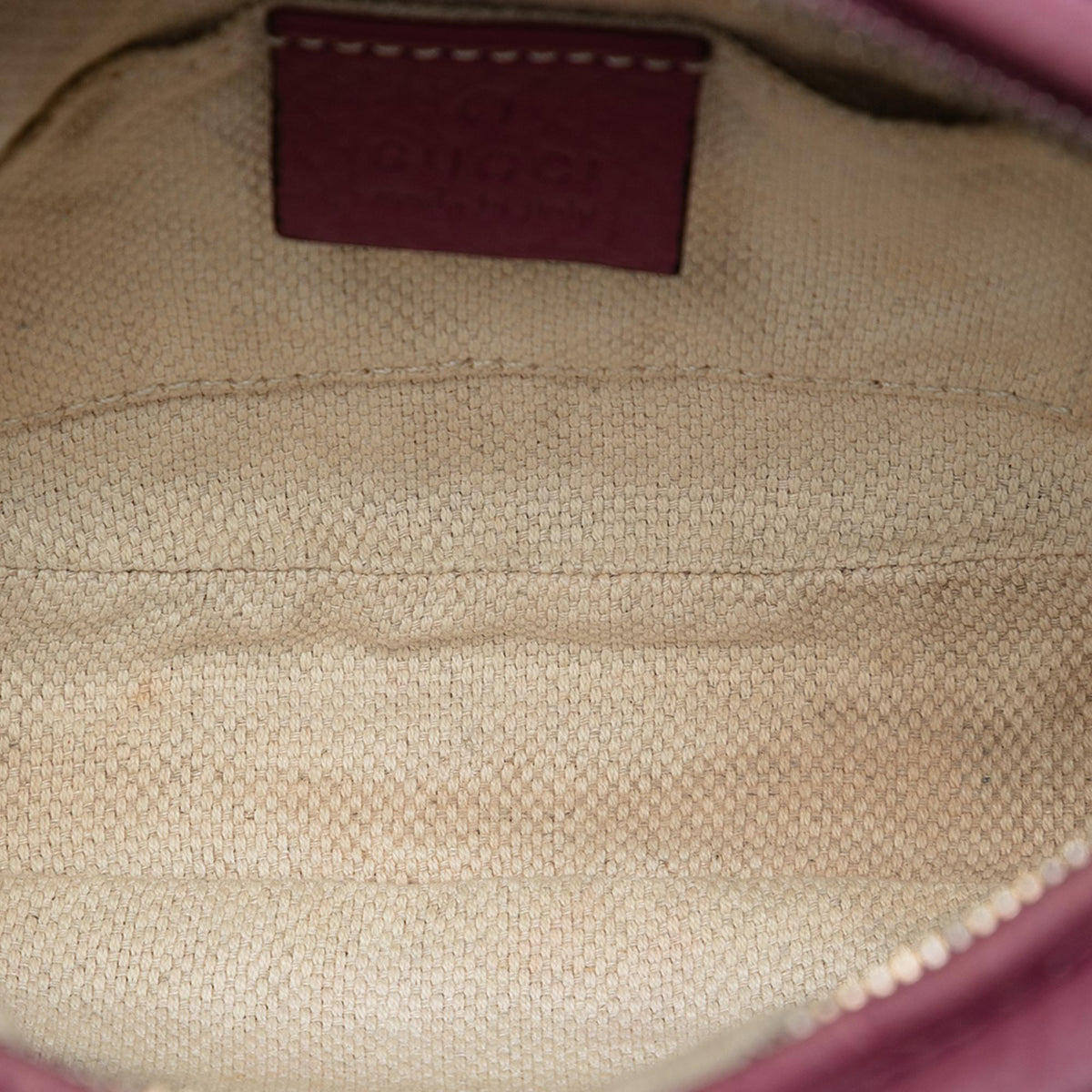 Gucci Mini Pebbled Calfskin Soho Chain Crossbody Bag - Pink