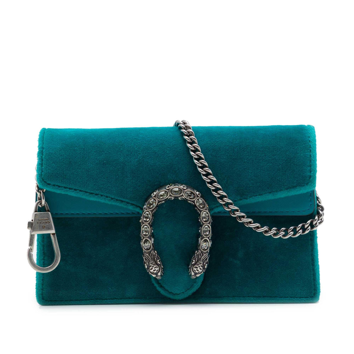 Gucci Mini Velvet Dionysus Crossbody Bag - Blue