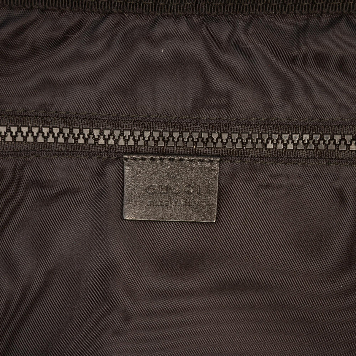 Gucci Nylon Interlocking G Web Crossbody Bag - Black