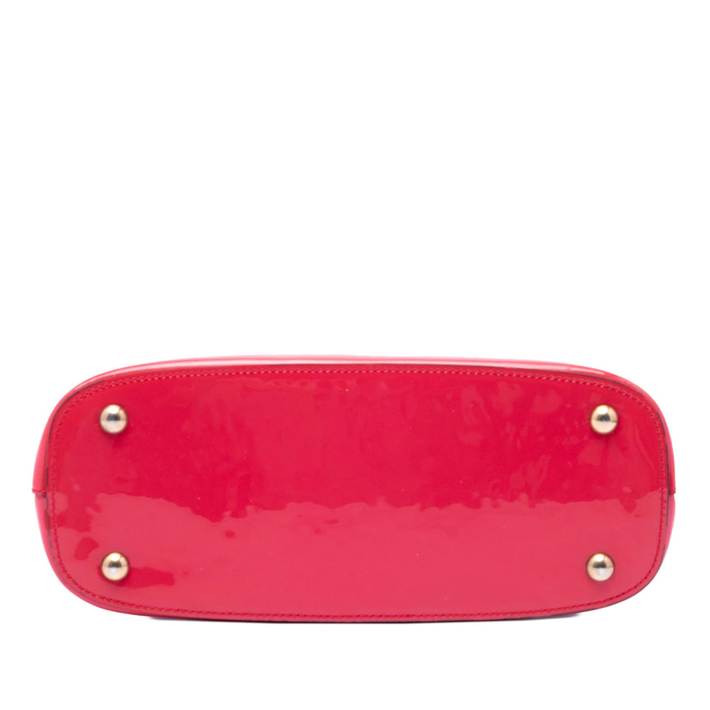 Gucci Patent Bright Bit Satchel - Pink